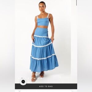 Petal and Pup Bella Two-Piece SET in blue